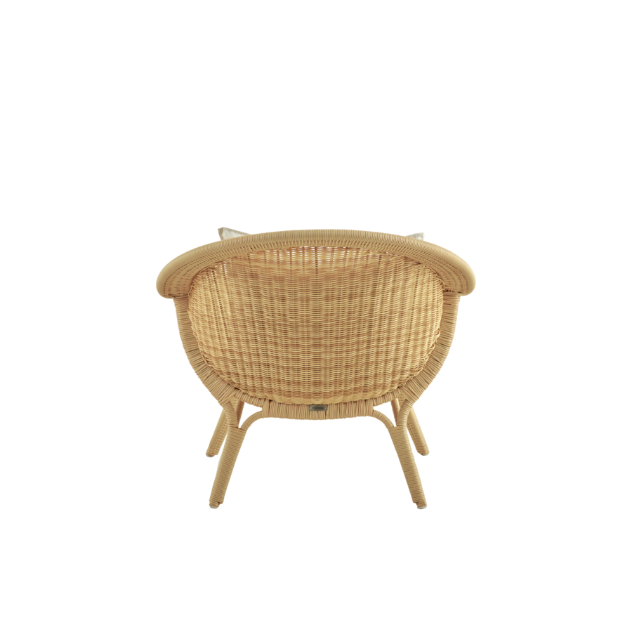 MADAME ARMCHAIR WITH SEAT CUSHION AND BACKREST