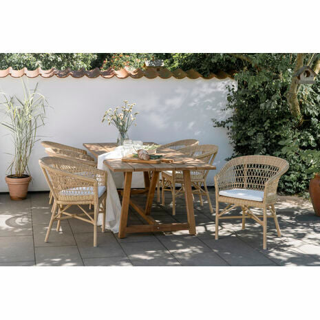 Emma dining chair with seat cushion