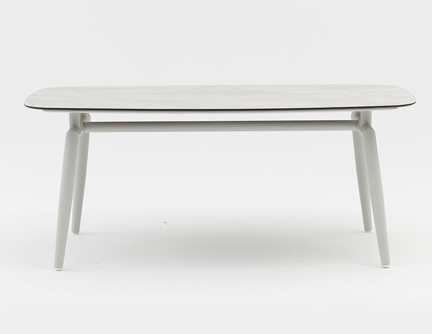 SCOOP 180 cm Light Grey – vue de face
