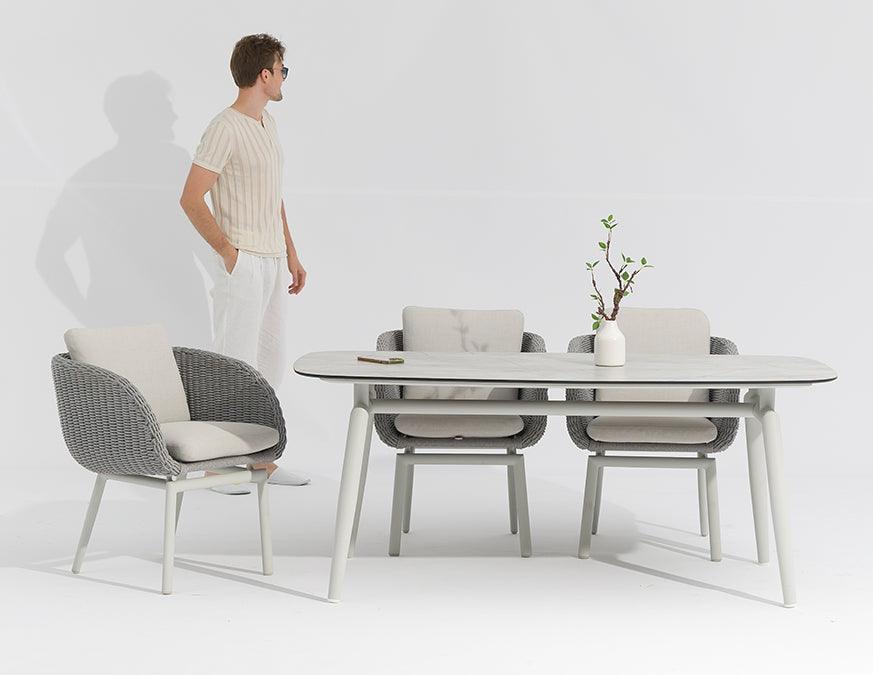 SCOOP 180 cm Light Grey – mise en scène
