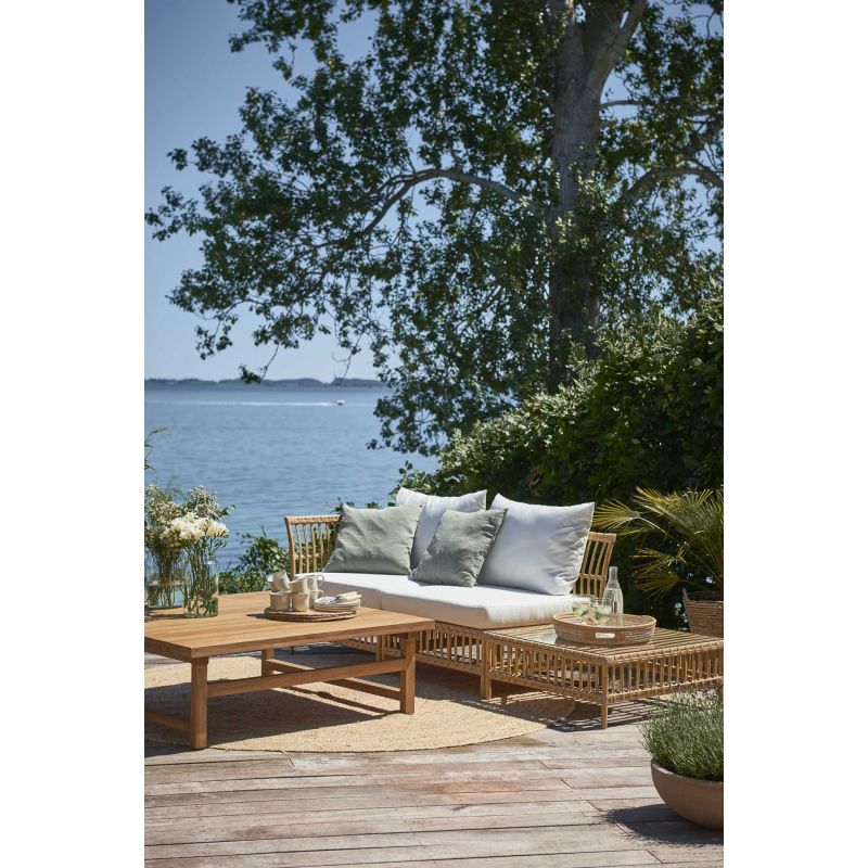 MODULE D'ANGLE MAGGIE AVEC COUSSIN D'ASSISE ET DOSSIER