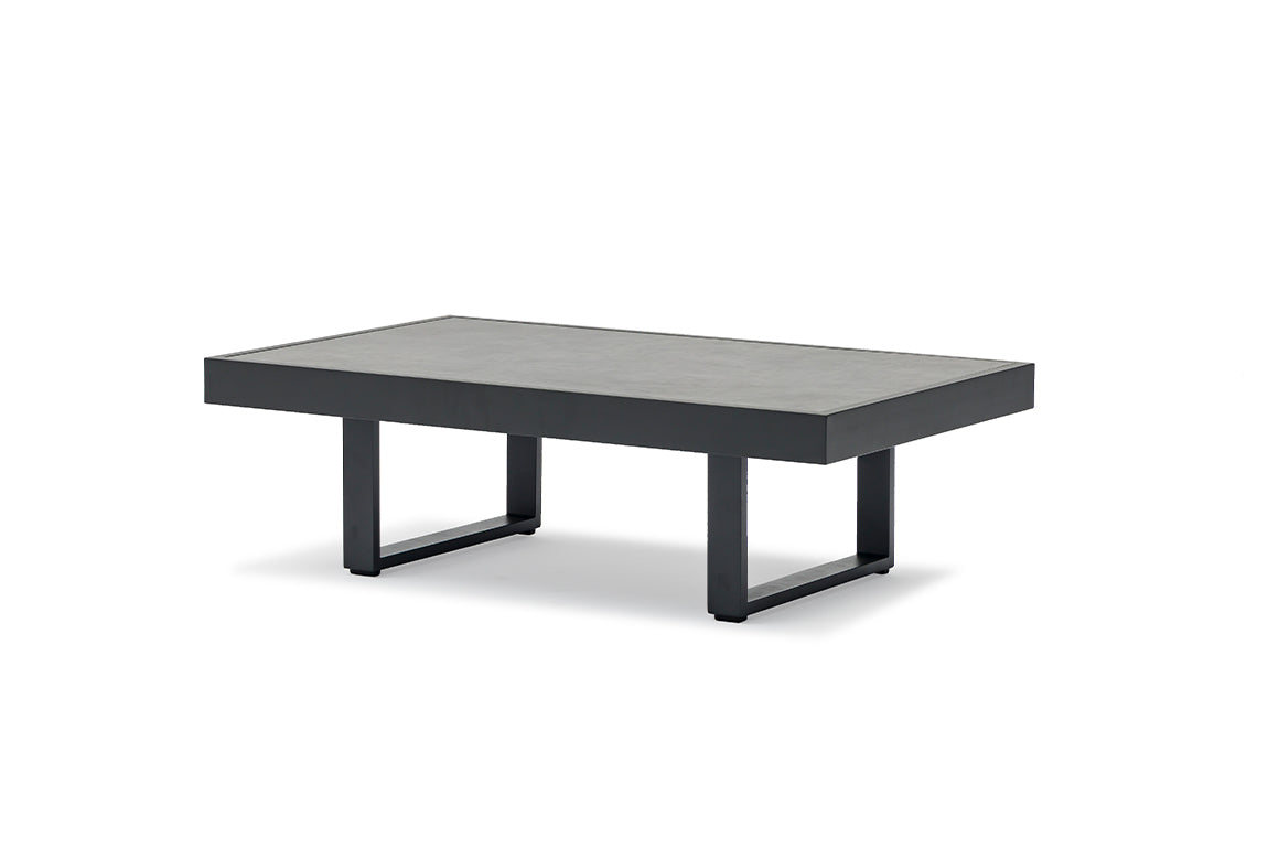Table basse extérieure BREEZE en aluminium et HPL